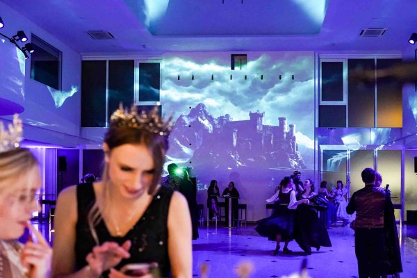 Fantasy Ball, München, Isarpost, Full immersive Projection, Event, Video Mapping